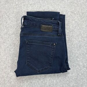 Mavi Alexa Skinny Jeans Womens 27 Dark Blue Dark Wash Mid Rise Stretch Sculpting